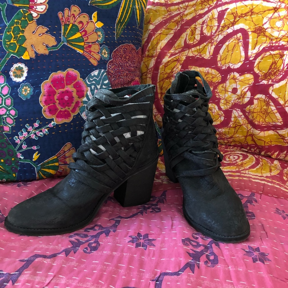 Free People Leather Booties